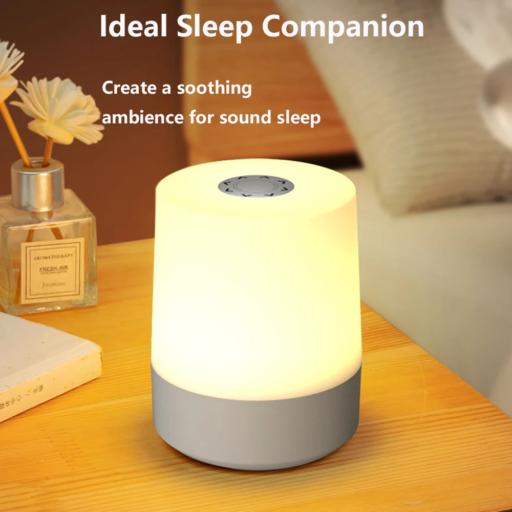 Lampada da tavolo ricaricabile USB a luce notturna a LED con interruttore di telecomando Lampada da comodino dimmerabile a 3 colori Decorazione della camera da letto