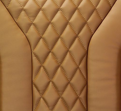 Shiatsulogic Pedicure Chair Cushion Cover Acetone Resistant Faux Leather Vabration Massage Cushion, Cappuccino