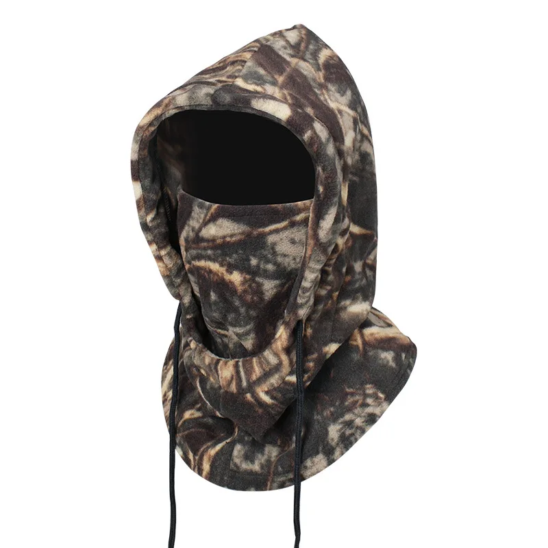 Warme Fleece-Sturmhaube für Männer und Frauen, Winter-Gesichtsmaske, Halswärmer, Kapuzenkappe, winddicht, Thermo-Kopfbedeckung, Mützen, Bandana