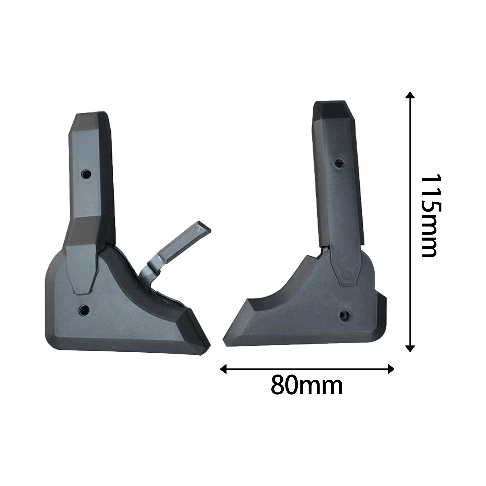 Ajustador de ángulo múltiple, montaje ajustable, reemplazo práctico para silla de oficina, asiento de juegos, piezas de repuesto, 2 piezas