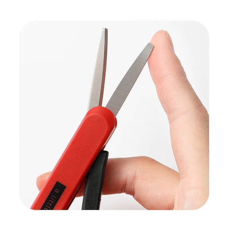 Kokuyo A Little Special Foldable Scissor Resin Opener Safe Portable Pen Cutter for Paper Diary Office School A7274