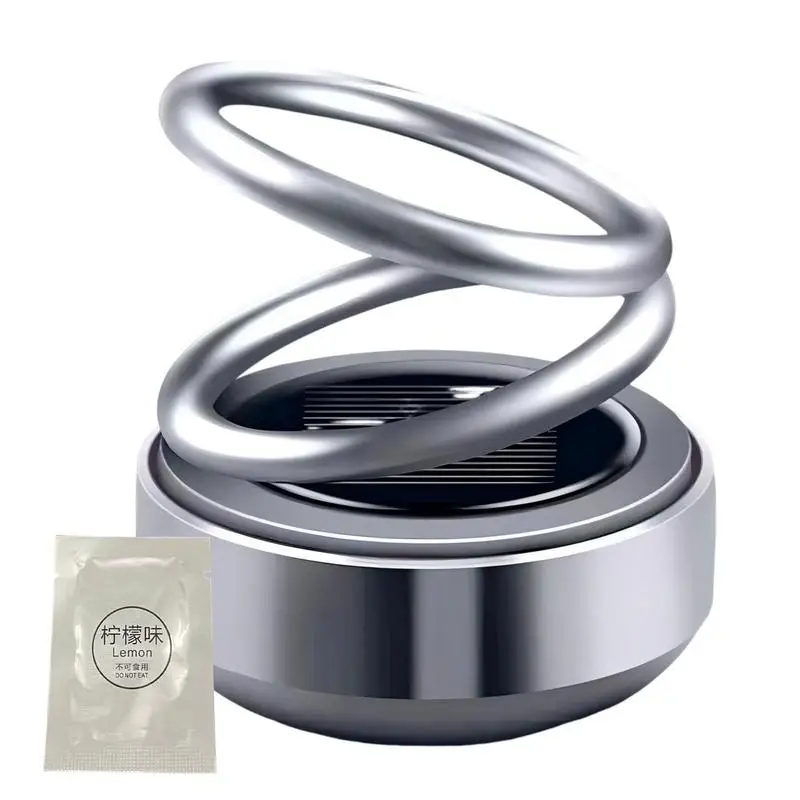 Ambientadores giratorios de aromaterapia para coche, decoraciones para coche, difusor de vehículo de doble anillo aromático, accesorios para coche