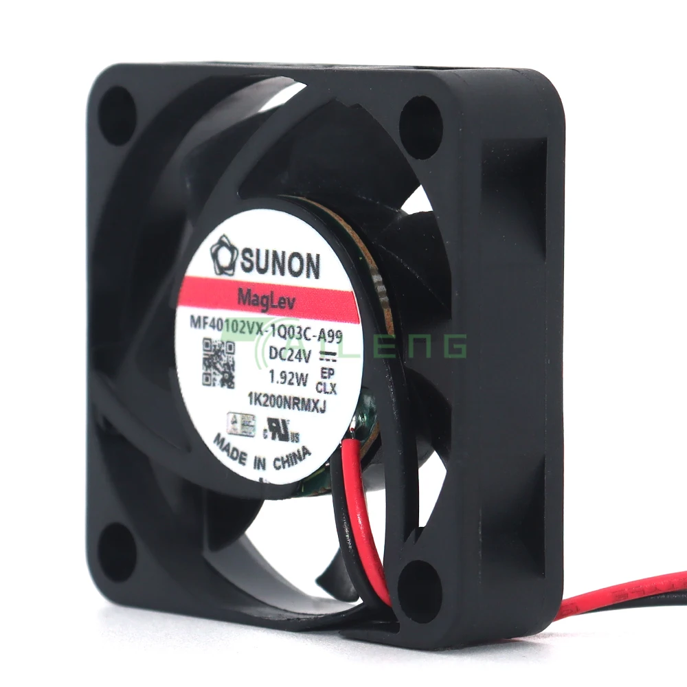 Nowy wentylator 4010 MF40102VX-1Q03C-A99 40*40*10MM do magnetycznego chłodzenia drukarki 3D Sunon DC24V 1.92W 2-Line