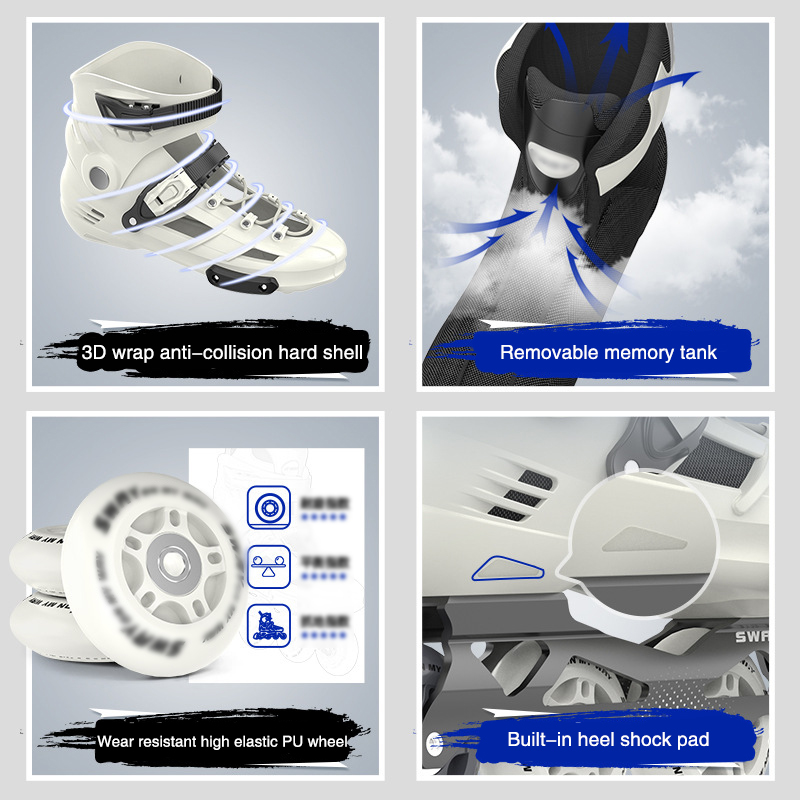 Professionelle Rollschuhe für Männer und Frauen, Renn-Inline-Skates, Rollschuhe, Rollschuhlaufen