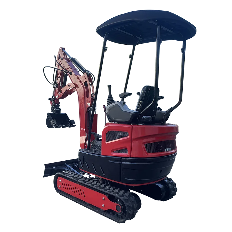 Mini Excavator 1.5 Ton EPA Euro 5 Strong Engine Crawler Digger Farm Use Chinese Mini Excavator Machine Customization