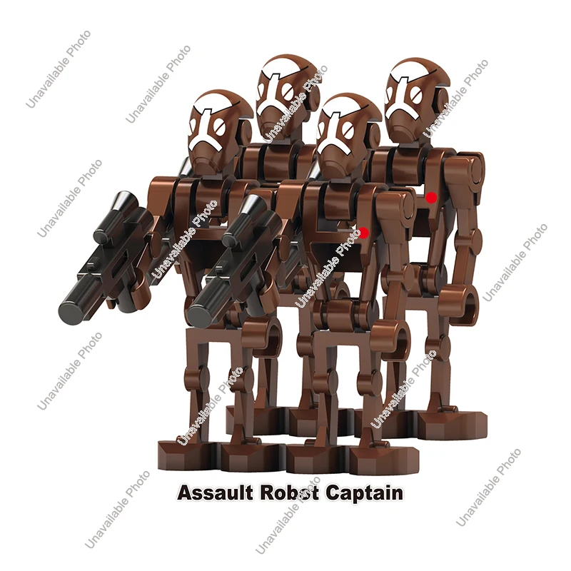 ホットトイズ TV6111 TV6112 新しいスターウォーズビルディングブロックグリーヴァス将軍 IG-100 マグナガードバトルドロイドレンガミニ人形フィギュアおもちゃ