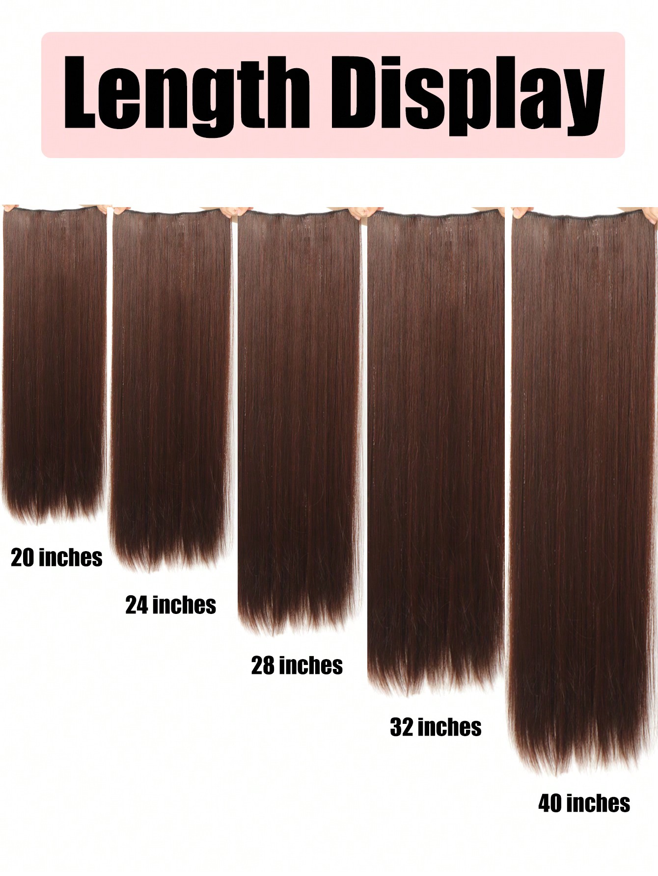 Aosiwig สังเคราะห์ Super ยาวตรง 100 ซม.5 คลิปใน Hair EXTENSION ธรรมชาติผมสีดําสีบลอนด์ปลอม Hairpiece สําหรับผู้หญิง