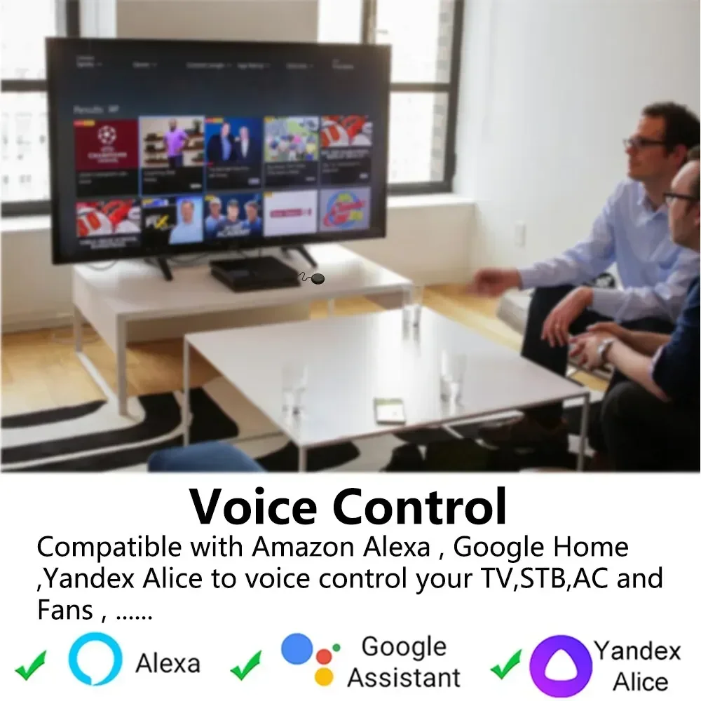 Tuya wifi inteligente ir controle remoto vida inteligente app substituir tv dvd aud ac remoto funciona com alexa google casa