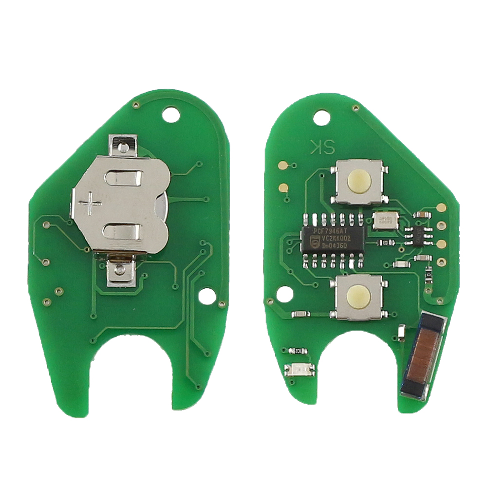 433Mhz ID46 PCF7946チップルノーマスタートラフィック Vivaro カングー Movano トランスミッター 2003-2013 リモート車のキー NE72 VAC102 ブレード