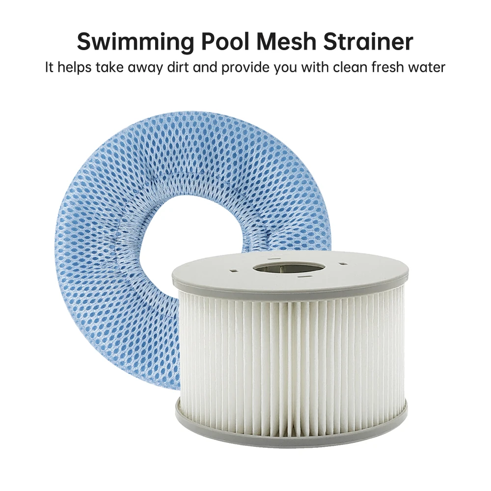 Filter for Miweba MSpa Whirlpool Replacement Filter/Filter Holder for Inflatable Pools - Delight - Premium - Elite - Concept