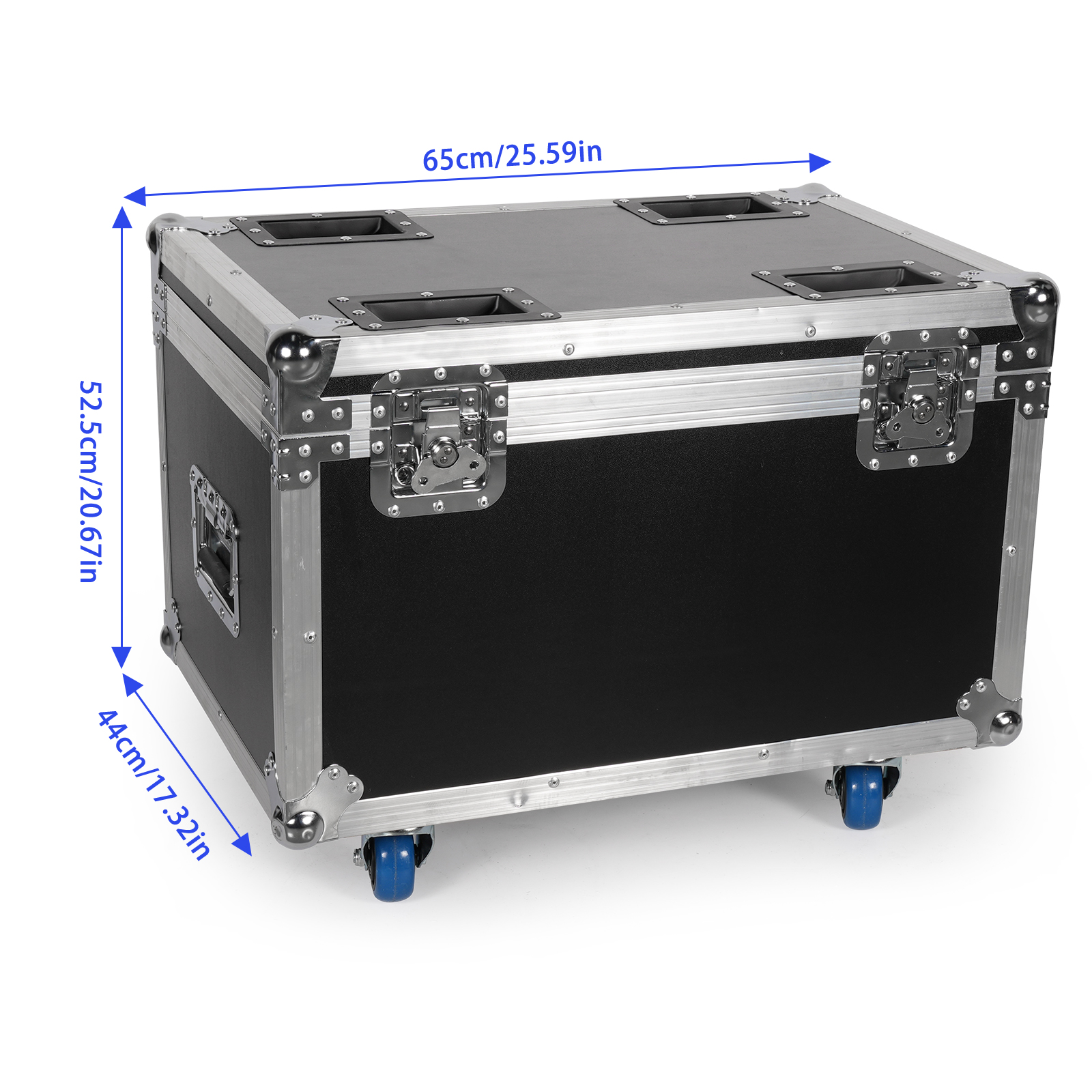 Fieryzeal Gator Cases for (4) 150W Beam Moving Head Light Stage Light Heavy-duty Airline Case for LED Light DJ Concert Party