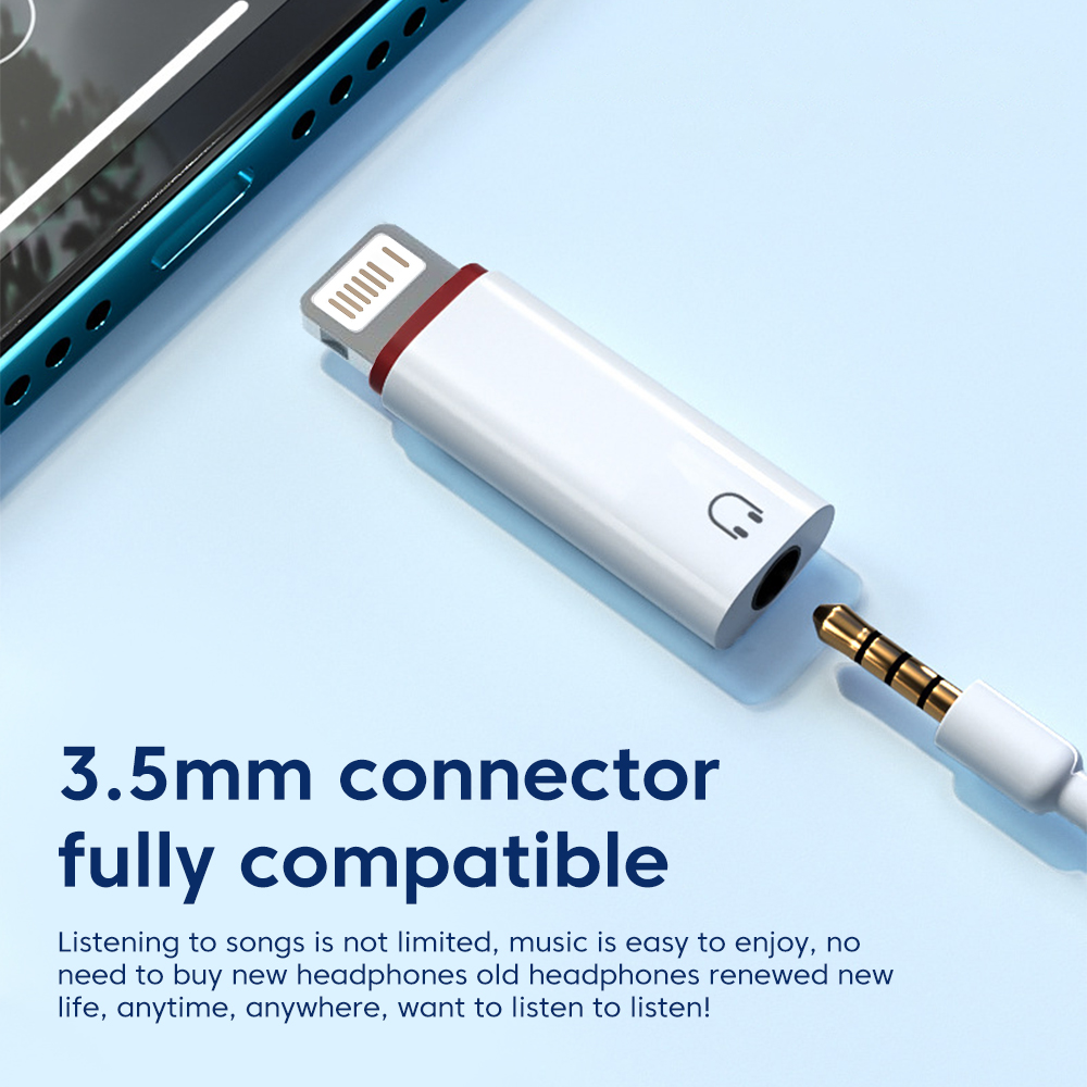 Olaf Lightning a 3 5 MM Jack adaptador auxiliar para iPhone 14 13 12 adaptador USB C conector de auriculares divisor de Audio accesorios de teléfono