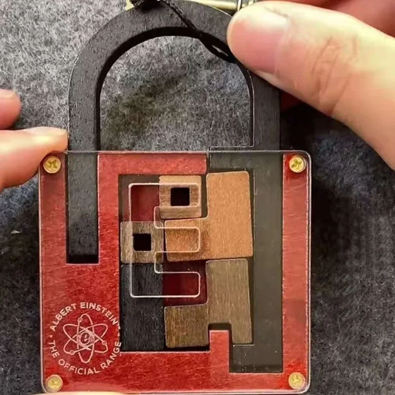 Clássico de madeira brainteaser puzzle jogo alta dificuldade iq bloqueio desafio crianças adultos brinquedos presentes desenvolvimento cognitivo das crianças