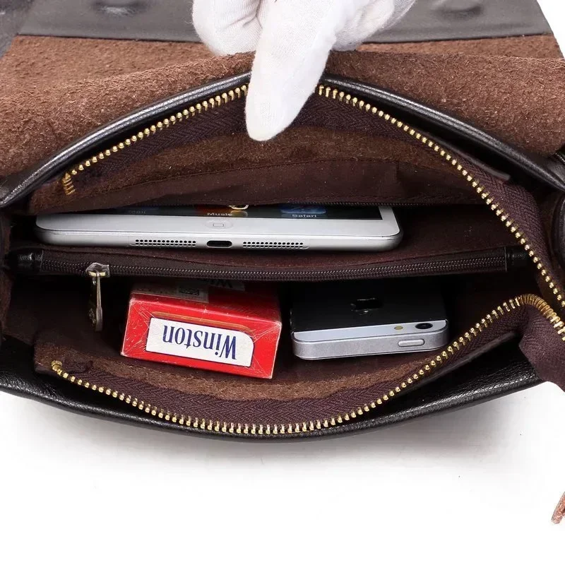 The leisure business single shoulder bag Polo vertical bag man trend inclined shoulder bag