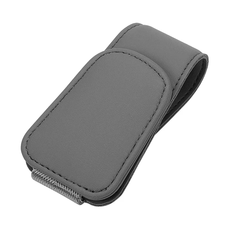 Universal Car Auto Sun Visor แว่นตาแขวนคลิปหนังแว่นตาแม่เหล็ก Multi-Function รถยนต์อุปกรณ์เสริม
