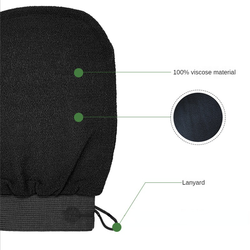 1pc ハマムシャワー厚みのあるバスマジックピーリンググローブ角質除去日焼け除去 Kessa 入浴クリーニング製品ボディスクラバー