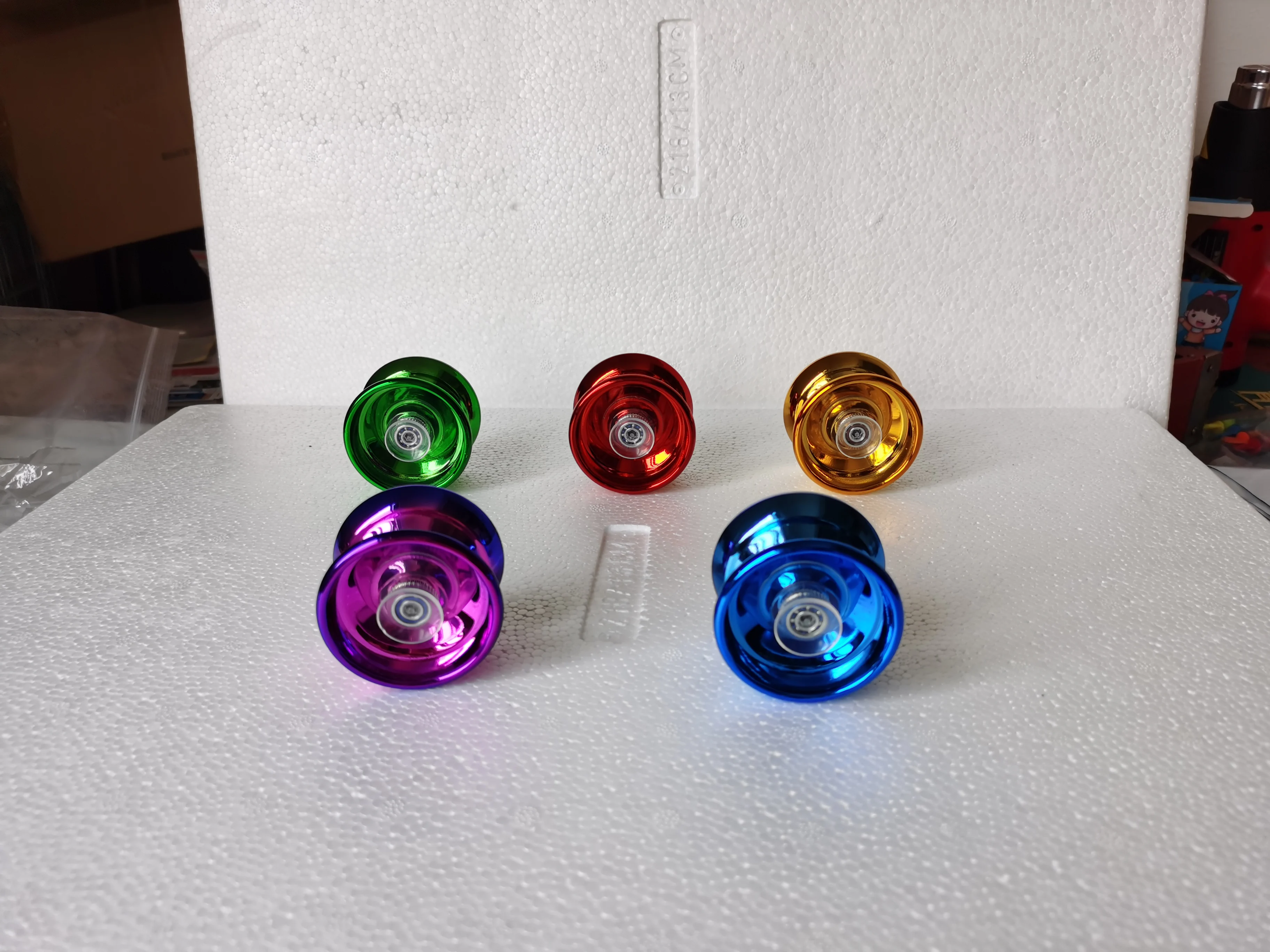 Professioneller Yo-Yo-Ball aus Aluminium und Metall für Kinder und Anfänger, wettbewerbsfähiger Yo-Yo-Ball, Yo-Yo-Ball für Erwachsene und Kinder mit Zubehör