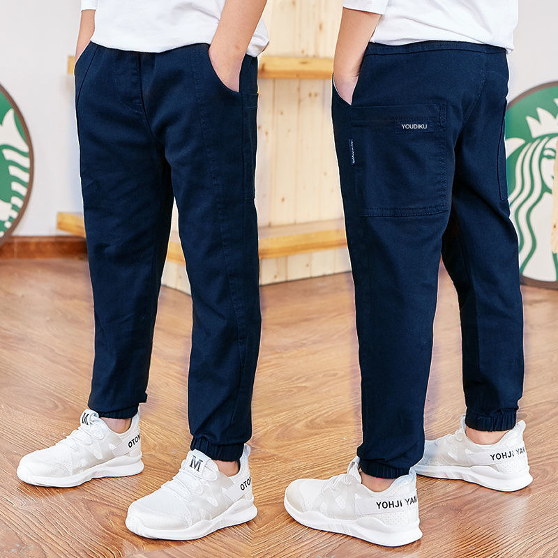 Pantaloni per ragazzi in cotone autunno-primavera Pantaloni per bambini Pantaloni sportivi per bambini casual 3 4 5 6 7 8 9 10 11 12 13 anni Vestiti per ragazzi adolescenti