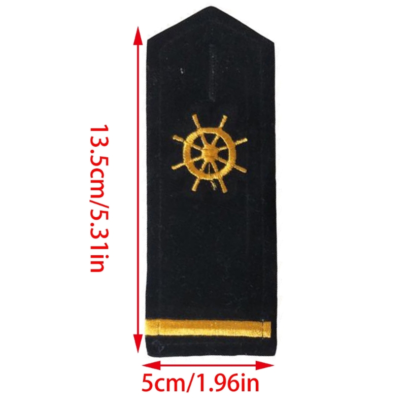 Uniform Epaulet Captain Stage Shows Marine Kostüm Schulter Epauletten DropShipping