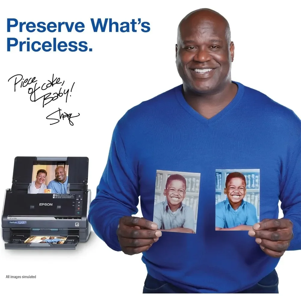 FastFoto FF-680W Wireless High-Speed Photo and Document Scanning System, Black