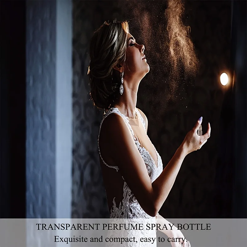 100 botellas de spray 2ML/3ML- Atomizador de viaje recargable transparente inodoro, sin BPA, mini pulverizador portátil para perfume y cosméticos