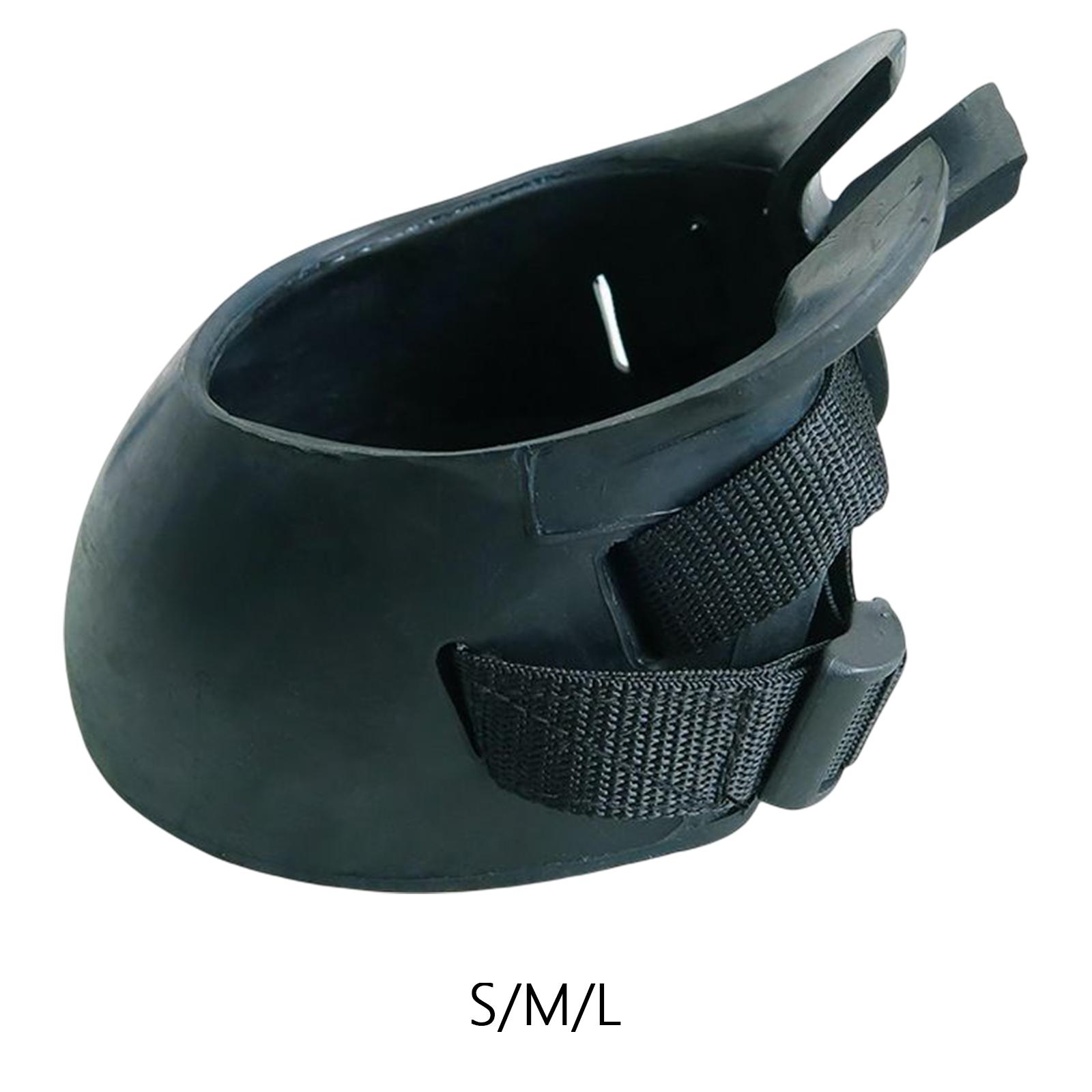 Cubierta protectora para botas de pezuña de caballo, Protector de pezuña equina, protección de caballos de goma portátil antideslizante gruesa para accesorios de salto