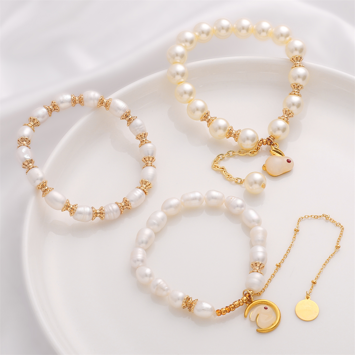 5 個 5 × 6 ミリメートル高品質 14 18k ゴールドカラー真鍮両面フラワービーズキャップスペーサービーズ女性のブレスレットジュエリーアクセサリー