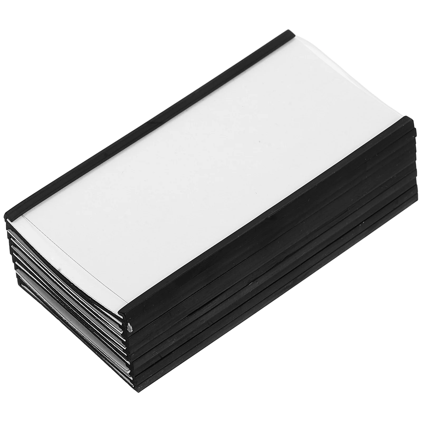 30 set Magnetic Label Holder Reusable Inserts Shelf Labels Changeable Letter Boards Presentation Supplies Warehouse Label Sign