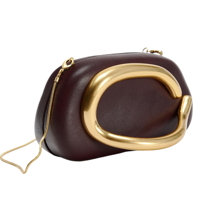 Bolso tipo caja con detalles de Metal, bandolera de piel sintética, bolso de mano de marca de lujo, bolso de mano para mujer, bolso de noche para mujer, rojo