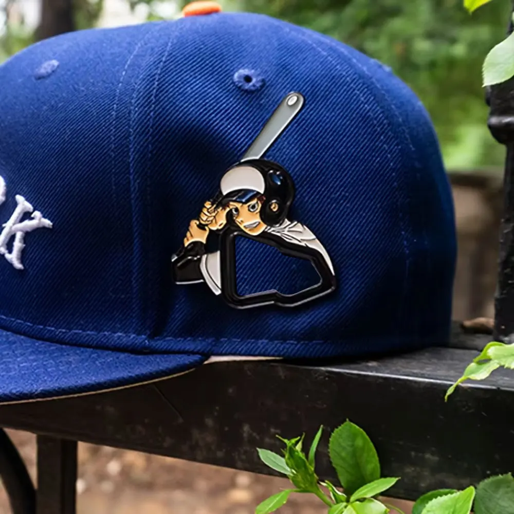 Pemutar bisbol Enthusiast topi lencana Enamel logam hadiah unik untuk bros anak laki-laki pakaian Pin topi Meksiko untuk topi