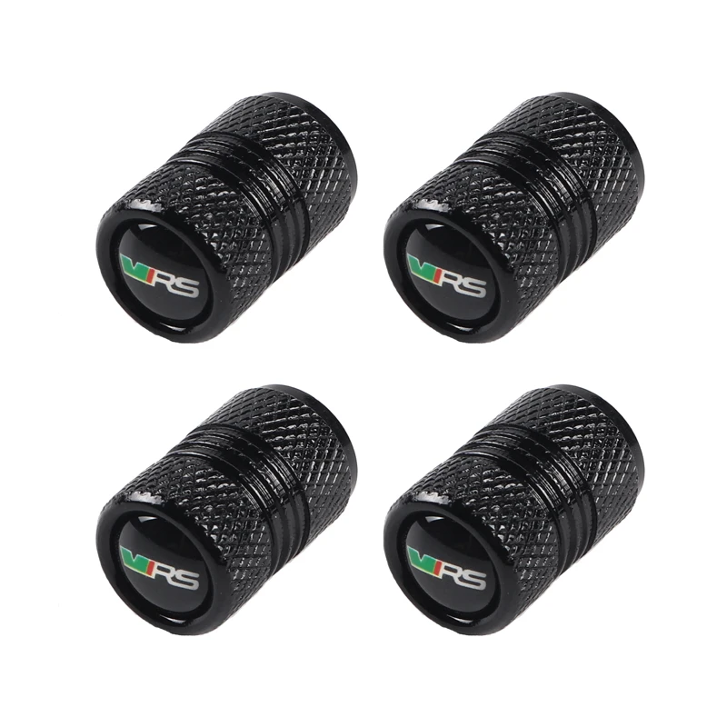 Car Wheel Tire Valve Caps Tyre Stem Covers Airdust For Skoda VRS Octavia Kamiq Kodiaq Karoq RS Superb Fabia Rapid Accessories
