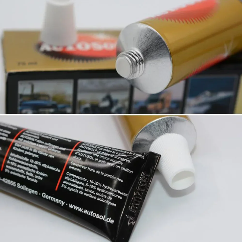 Agent de polissage pour métaux, couteau à crème, Machine à polir, fournitures de cire, pâte de polissage professionnelle, dissolvant d'oxyde de rouille, outil de nettoyage 50g