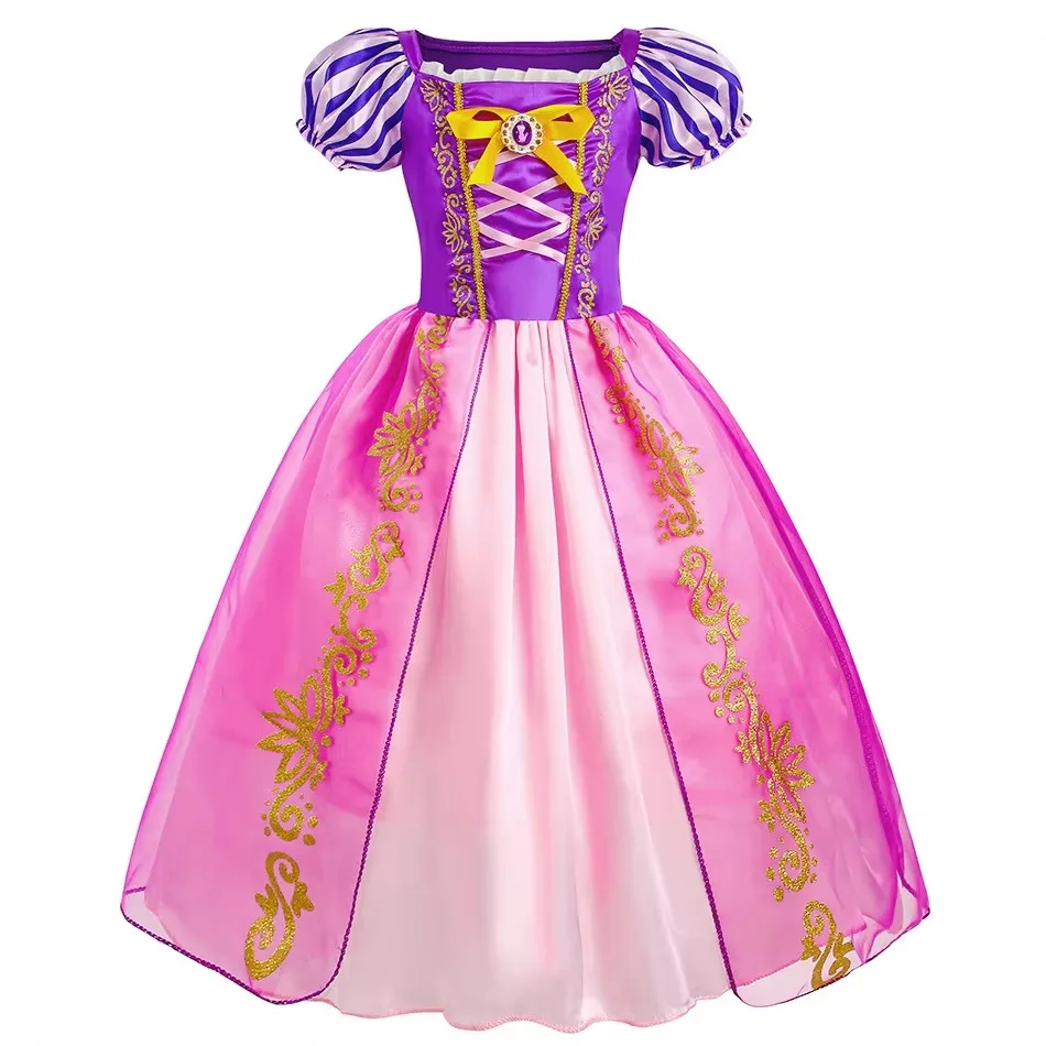 Disfraz de princesa para niñas, disfraz de sirena para cumpleaños, Disfraces de Elsa, Cosplay de Cenicienta, Rapunzel, Disfraz 4 5 6 7 8 9 10 años