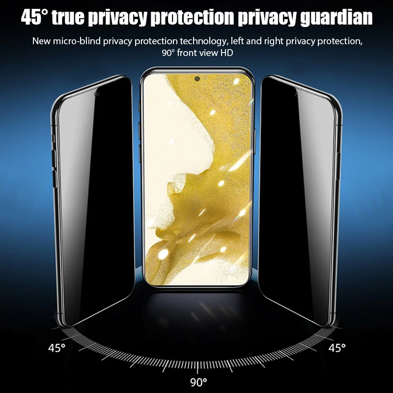 1-2 шт. конфиденциальное стекло для Samsung Galaxy A54 A55 A15 A14 A53 A13 A34 A35 A33 A52S A22 A32 S20 S21 FE 5G антишпионская защитная пленка для экрана
