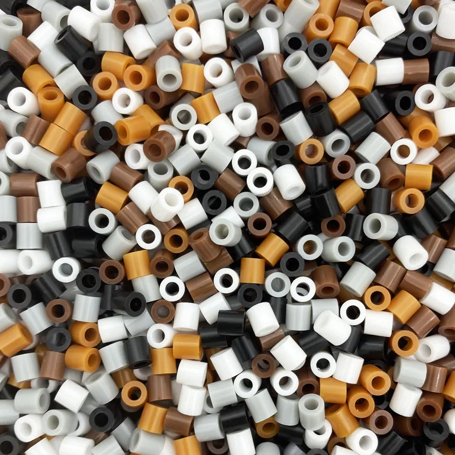 1000 Cái/gói 5Mm Balo Hạt Xếp Hình Đồ Chơi Giáo Dục Juguetes 3D Xếp Hình Ghép Hình 48 Màu Nhựa Xếp Hình Perlen Hạt Cầu Chì Hạt dành Cho Trẻ Em
