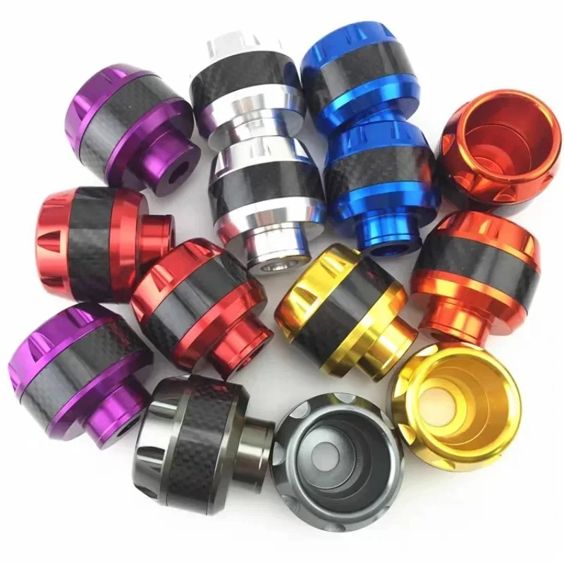 4 szt. Uniwersalna ochrona koła motocykla Crash Pad Motocykl Crash Protectors Alloy Motocross Falling Front Fork Slider Cups
