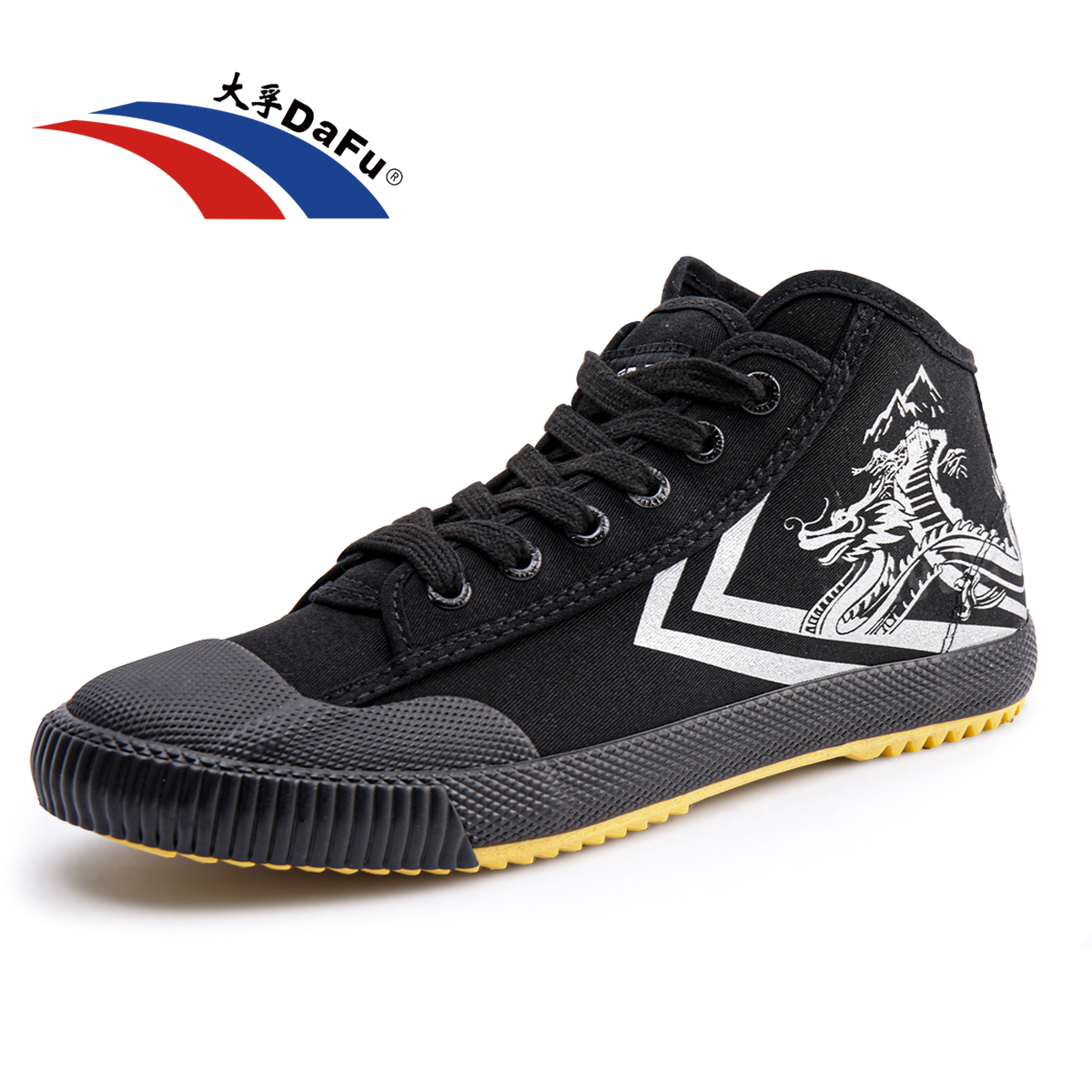 Dafu Schuhe Mid Top Parkour Neue schwarze Schuhe Original Boot Sneakers Dragon Shoes 035