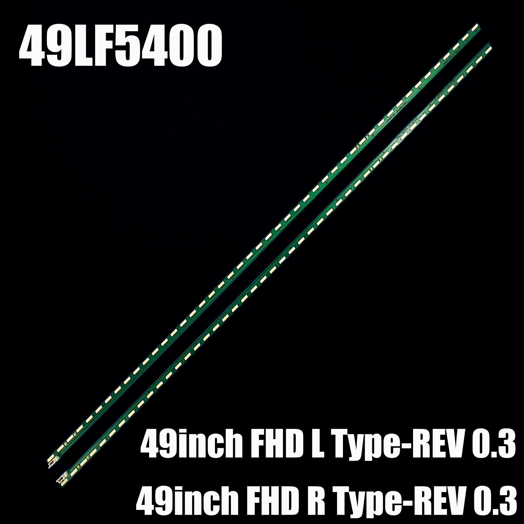 Nova faixa de retroiluminação LED para 49LF5400 49LF5410 49LF5900 49LF6900 49UF6907 49LF590V 49LF540V MAK 63267301   G1GAN01-0791A 100% NOVO