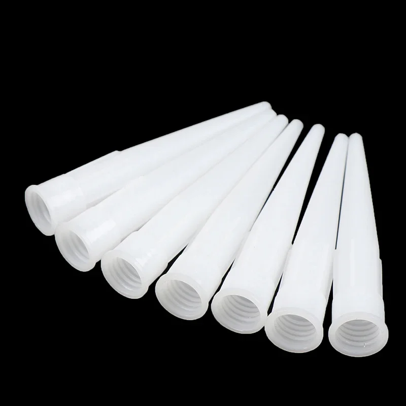 20 pezzi ugelli universali per pistola per calafataggio ugelli per colla in vetro di plastica sigillante punte per calafataggio in silicone bocca strumenti di costruzione domestica