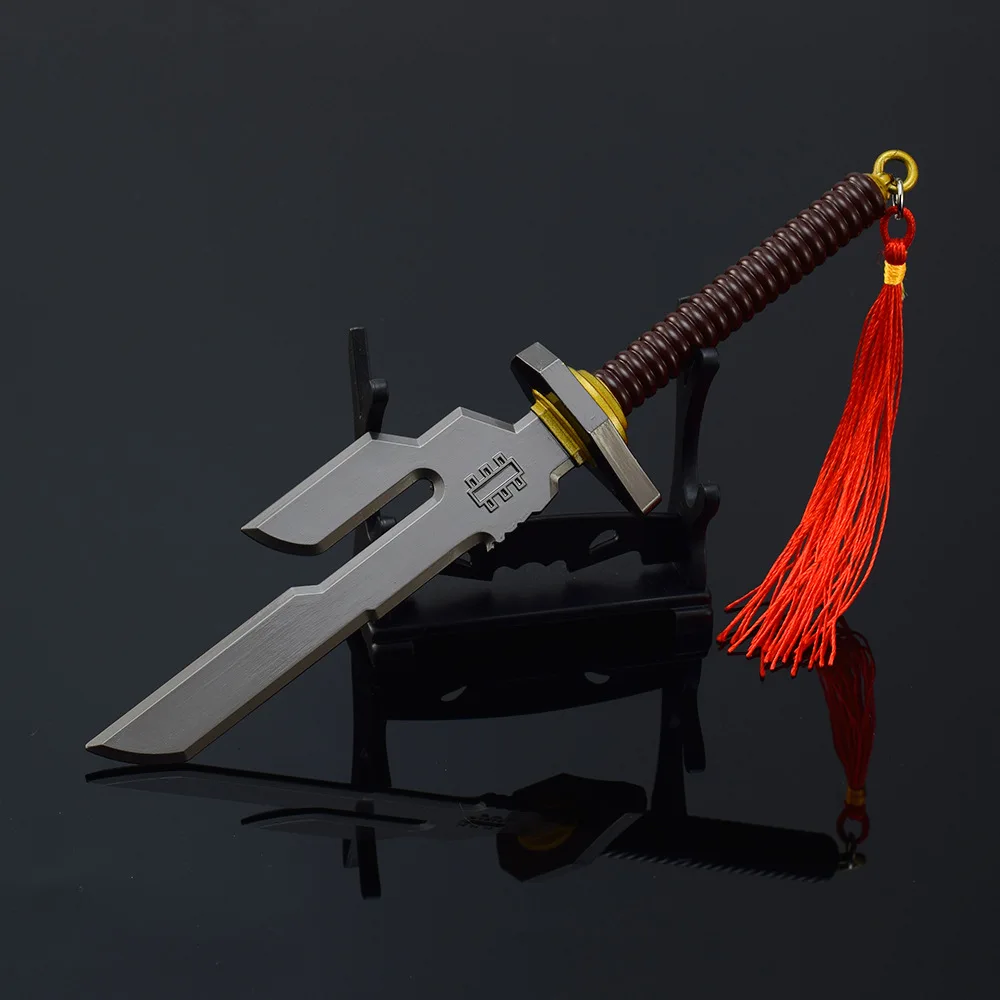 21cm Jujutsu Kaisen Weapon Fushiguro Toji Inverted Spear of Heaven Metal Model Keychain  Peripherals Action Figures Gift Toys