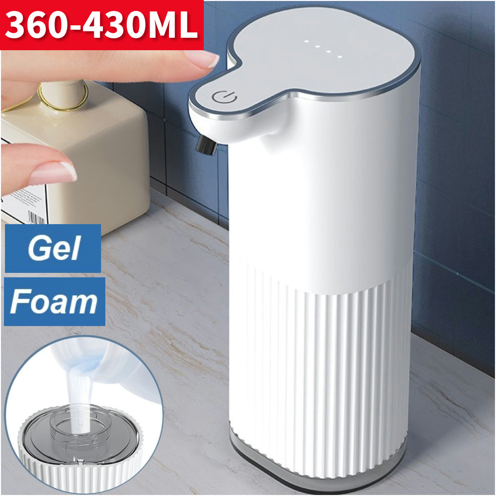 Dispensador automático de jabón líquido, bomba ajustable de 4 niveles, manos libres, para baño y cocina