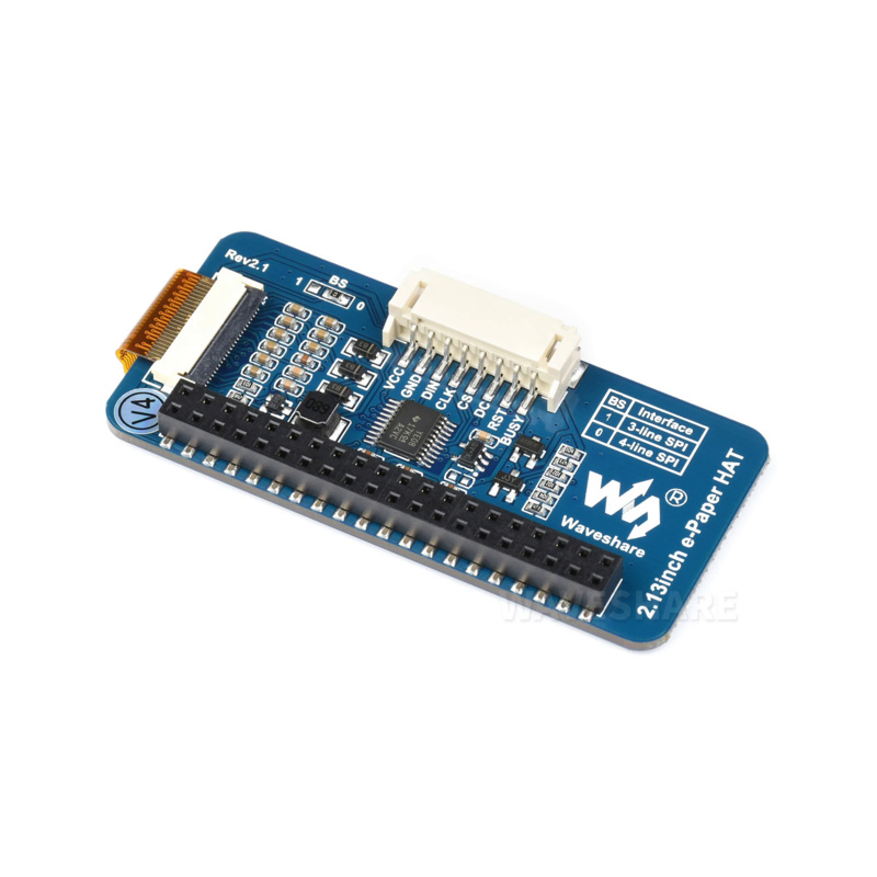 2.13" 3-Color Eink E Paper E-ink Screen Display HAT Kit for RPI Raspberry Pi 0 Zero 2 W 0W 2W 3B 4 Modele B 5 Expansion Board