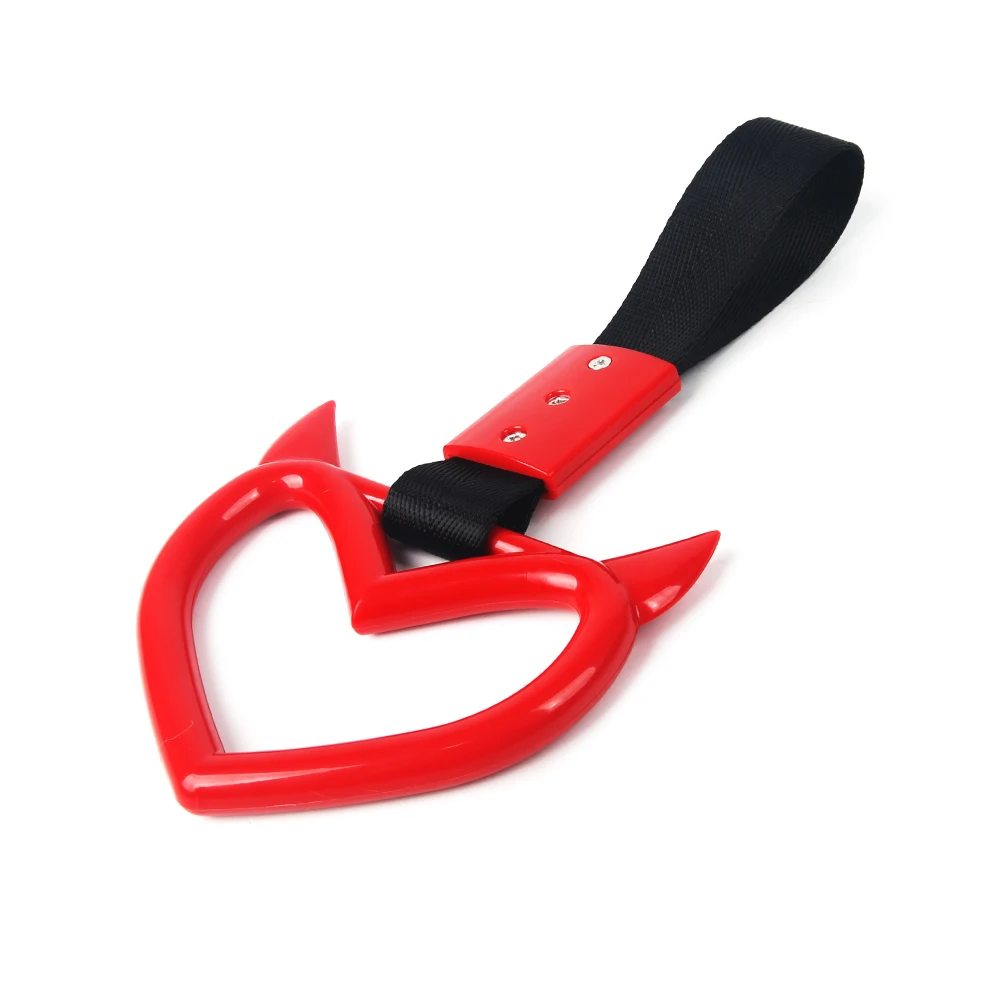New Shape JDM Train Bus Handle Hand Strap Drift Charm Strap Drift Warning Ring for Car Rear Bumper Supplies