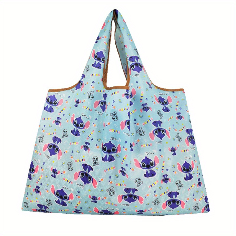 Disney wiederverwendbare Einkaufstaschen, faltbar, große Einkaufstaschen, robuste, waschbare Stoff-Einkaufstaschen, umweltfreundliche Taschen