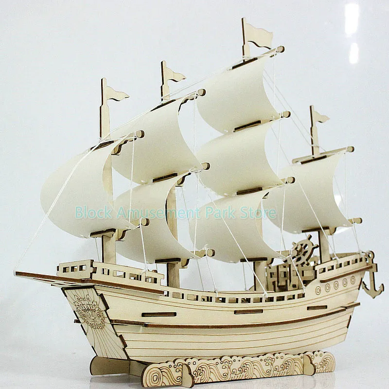 3D Tàu Gỗ Ghép Hình Đồ Chơi Học Tập Xây Dựng Mô Hình Robot DIY Thuyền Máy Bay Đồ Chơi Xếp Hình Máy Bay Quà Tặng Trẻ Em Đồ Chơi Xe Cho trẻ Em