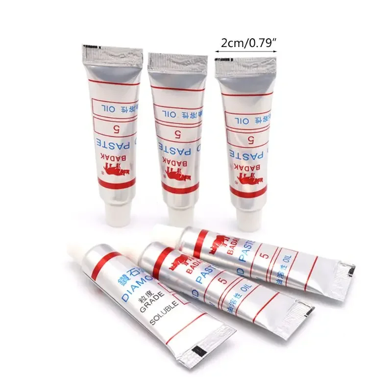 12pcs เพชรขัด Lapping PASTE เข็มฉีดยา W0.5 ~ 40 ไมครอนแก้วโลหะขัดเครื่องมือขัด