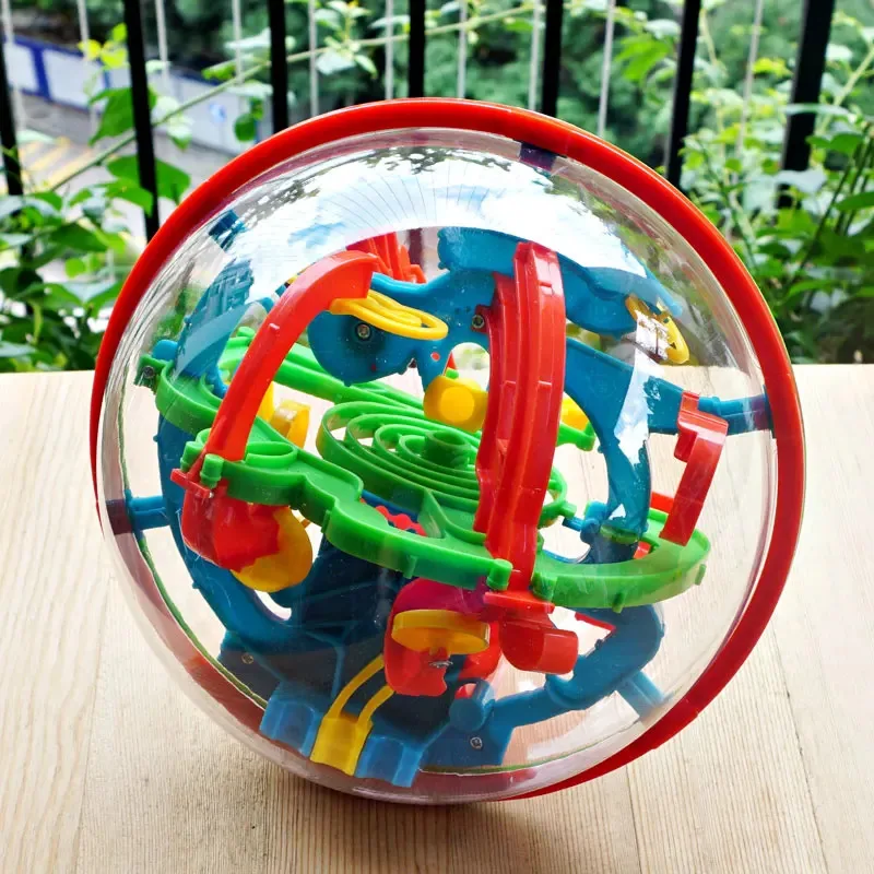 Gioco puzzle 3D Labyrinth Ball - Sfida IQ Perplexus Labyrinth con espositore per bambini e adulti, regalo rompicapo