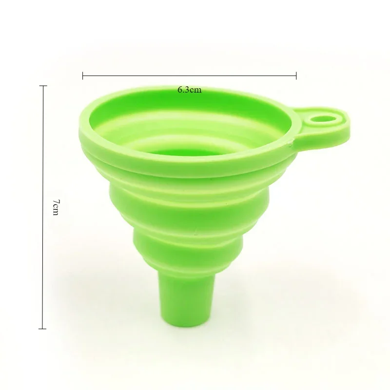 2pcs Car Oil Funnel Auto Liquid Funnel Collapsible Portable Filling Funnel For Easy Engine Pouring Car Accessories