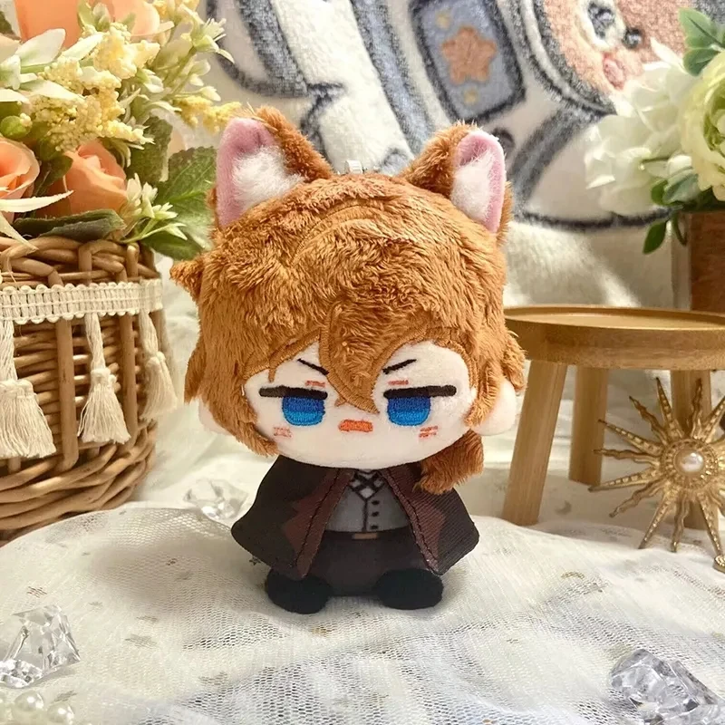 10 ซม.Dazai Osamu Plush Nakahara Chuuya Fyodor Dostoevsky Edogawa Rampo ตุ๊กตามินิจี้พวงกุญแจน่ารักอะนิเมะของเล่นของขวัญ