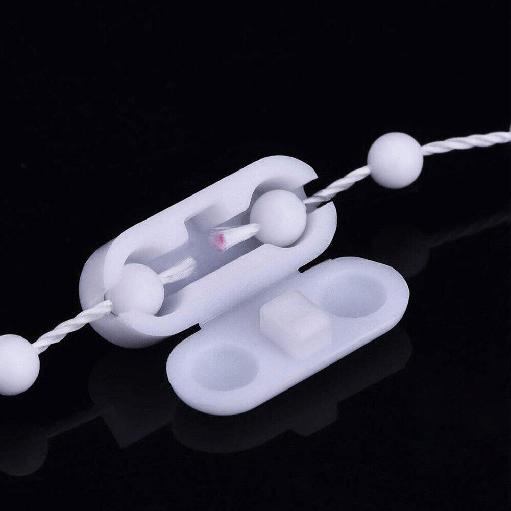 Conector de plástico para persianas enrollables, Conector de cadena de cortina, reemplazo de herramienta de repuesto, 10 unidades